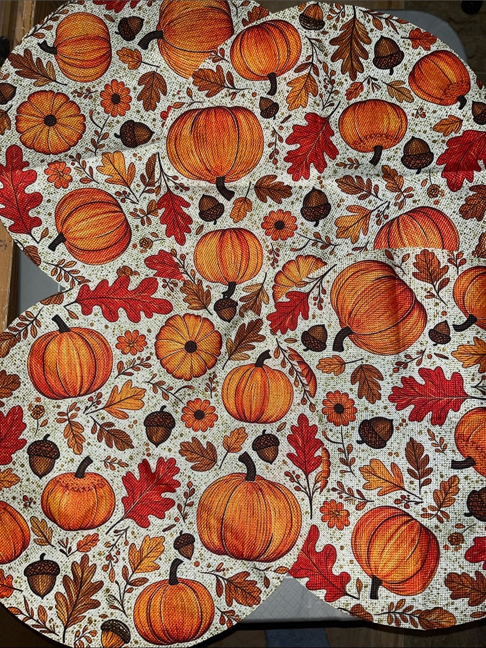 Fall placemats
